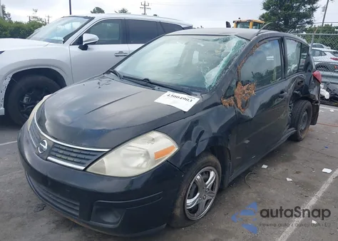 2007 Nissan Versa 1.8S from USA, damaged, VIN 3N1BC13E47L449680